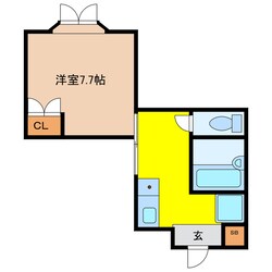 瀬田駅 徒歩24分 2階の物件間取画像